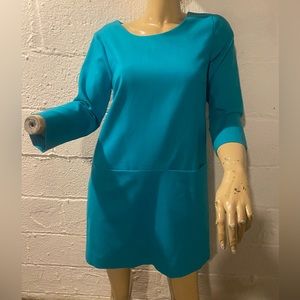 Blue J. Crew Dress w Pockets